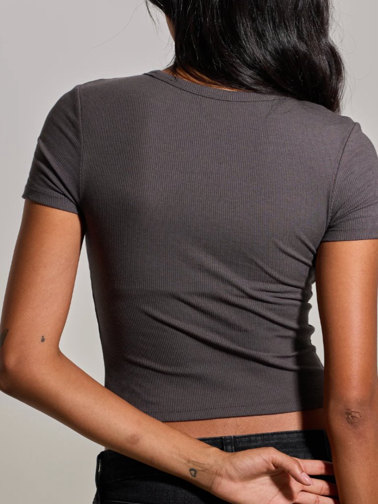 Bamboo V-Neck T-Shirt Brami — image 3 of 4